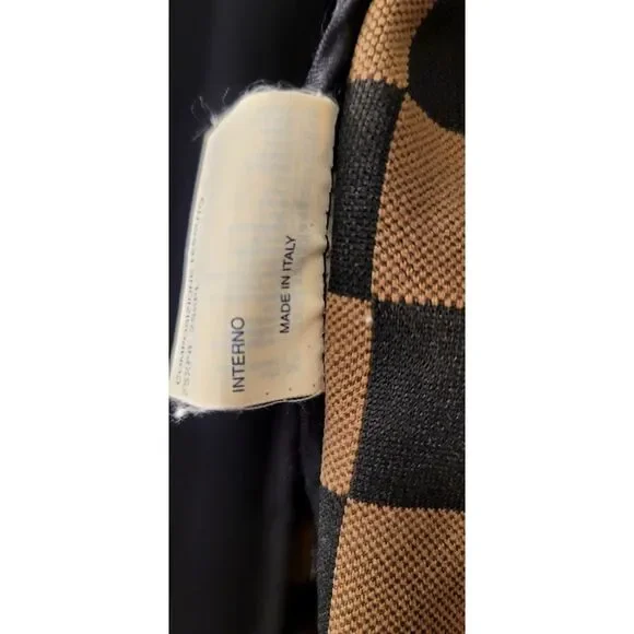 Fendi Overcoat Jacket Polyamide Size L Coat Trench Jacket Men's Ladies No Hood